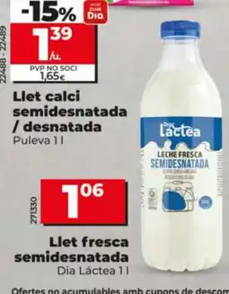 Dia Llet fresca semidesnatada oferta