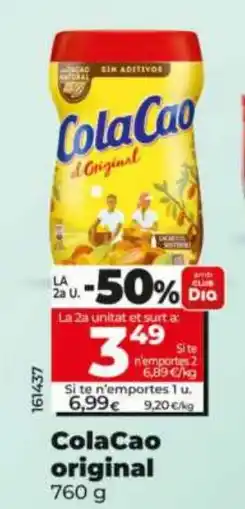 Dia COLA CAO original oferta