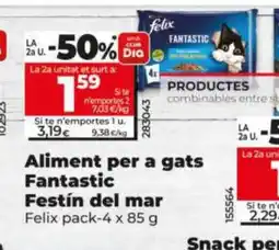 Dia Aliment per a gats Fantastic Festín del mar oferta