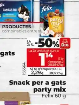 Dia Snack per a gats party mix oferta