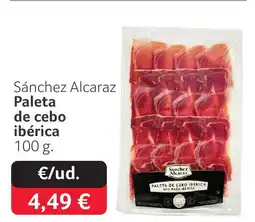 GM Cash & Carry SÁNCHEZ ALCARAZ Paleta de cebo ibérica oferta