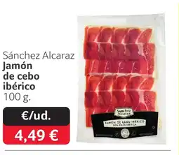 GM Cash & Carry SÁNCHEZ ALCARAZ Jamón de cebo ibérico oferta