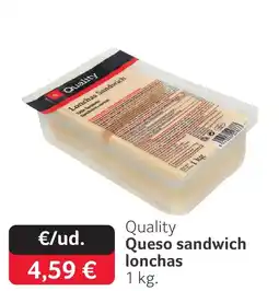 GM Cash & Carry QUALITY Queso sandwich lonchas oferta