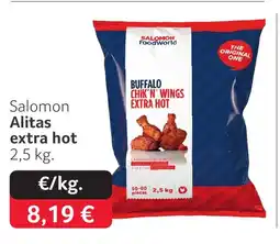 GM Cash & Carry SALOMON Alitas extra hot oferta