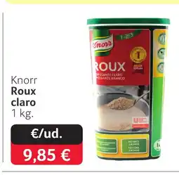 GM Cash & Carry KNORR Roux claro oferta