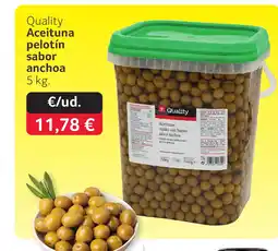 GM Cash & Carry QUALITY Aceituna pelotín sabor anchoa oferta