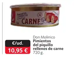 GM Cash & Carry DON MOLINICO Pimientos del piquillo rellenos de carne oferta