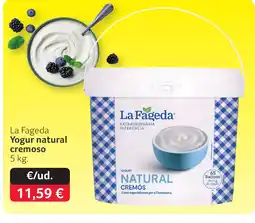GM Cash & Carry LA FAGEDA Yogur natural cremoso oferta