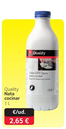 GM Cash & Carry QUALITY Nata cocinar oferta