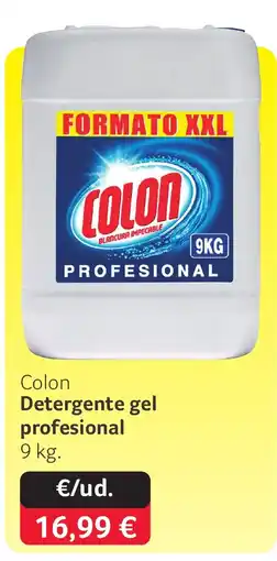 GM Cash & Carry COLON Detergente gel profesional oferta