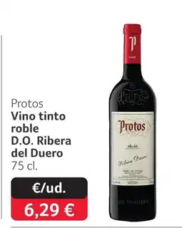 GM Cash & Carry PROTOS Vino tinto roble D.O. Ribera del Duero oferta