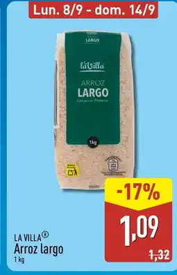 ALDI LA VILLA Arroz largo oferta