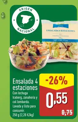 ALDI Ensalada 4 estaciones oferta