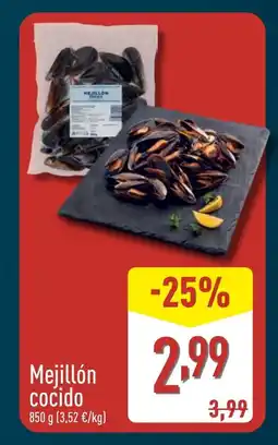 ALDI Mejillón cocido oferta