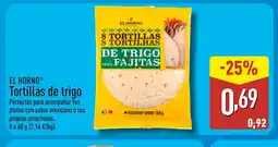 ALDI EL HORNO Tortillas de trigo oferta
