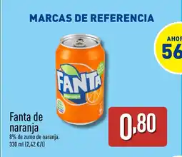 ALDI FANTA de naranja oferta