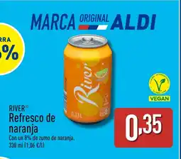 ALDI RIVER Refresco de naranja oferta