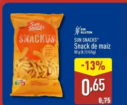 ALDI SUN SNACKS Snack de maiz oferta