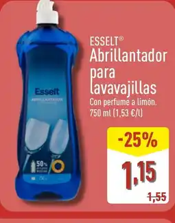 ALDI ESSELT Abrillantador para lavavajillas oferta