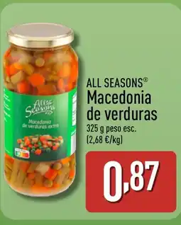 ALDI ALL SEASON Macedonia de verduras oferta