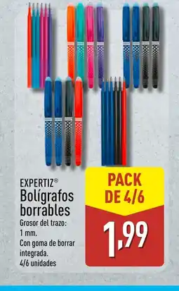 ALDI EXPERTIZ Bolígrafos borrables oferta