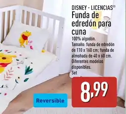 ALDI DISNEY LICENCIAS Funda de edredón para cuna oferta