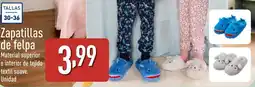 ALDI Zapatillas de felpa oferta