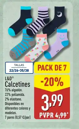 ALDI L&D Calcetines oferta