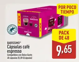 ALDI BARISSIMO Cápsulas café espresso oferta