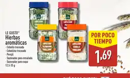 ALDI LE GUSTO Hierbas aromáticas oferta