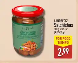 ALDI LANDBECK Salchichas oferta