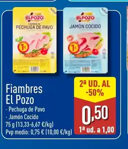 ALDI EL POZO Fiambres oferta