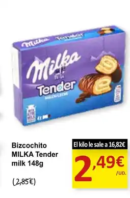 SPAR MILKA Bizcochito Tender milk oferta