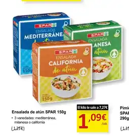 SPAR SPAR Ensalada de atún oferta