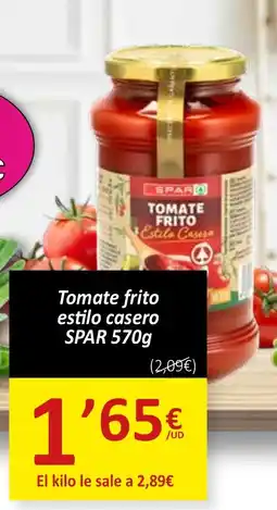 SPAR SPAR Tomate frito estilo casero oferta