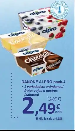 SPAR DANONE ALPRO pack-4 oferta
