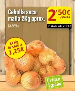 SPAR Cebolla seca malla oferta