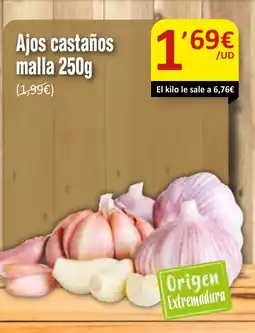 SPAR Ajos castaños malla oferta