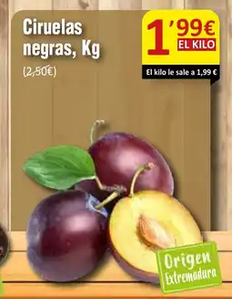 SPAR Ciruelas negras oferta