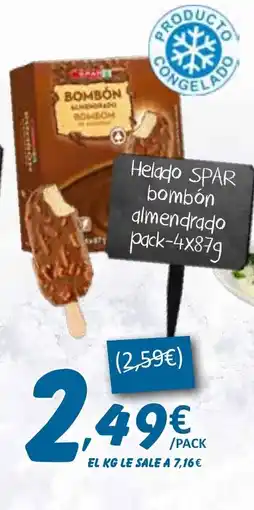 SPAR SPAR Helado bombón almendrado oferta