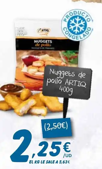 SPAR ARTIQ Nuggets de pollo oferta