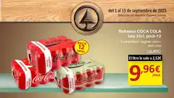 SPAR COCA COLA Refresco oferta