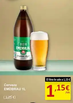 SPAR EMDBRAU Cerveza oferta