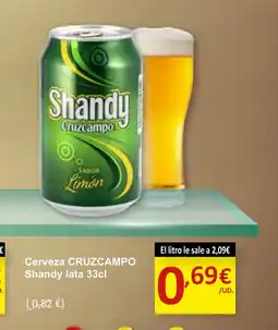 SPAR CRUZCAMPO Cerveza Shandy lata oferta
