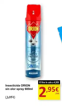 SPAR ORION Insecticida sin olor spray oferta