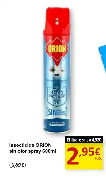 SPAR ORION Insecticida sin olor spray oferta