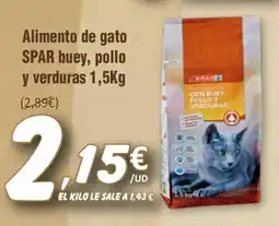 SPAR SPAR Alimento de gato buey pollo y verduras oferta