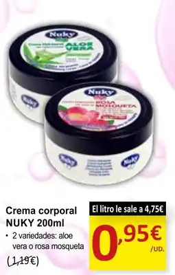 SPAR NUKY Crema corporal oferta