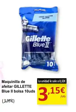 SPAR GILLETTE Maquina de afeitar Blue II oferta