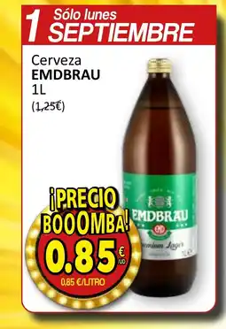 SPAR EMDBRAU Cerveza oferta